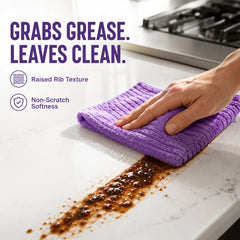 Textured Coral Fleece Tear-Away Towel – Ditch Paper Towels, Save $200/Year