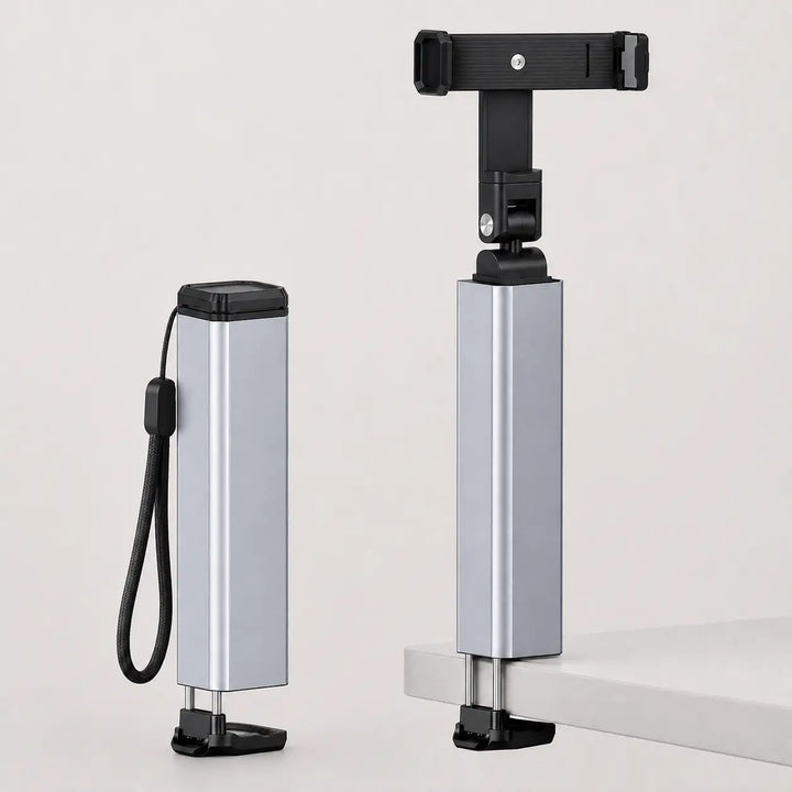 Foldable Aluminum Travel Phone Stand with 360 Rotating Head