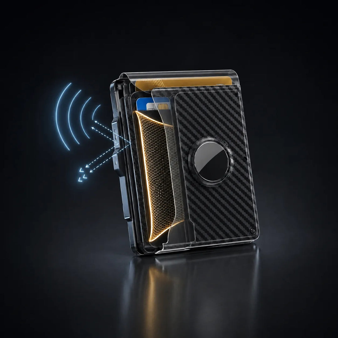 RFID-Blocking Bifold Wallet with Pop-Up Card Access