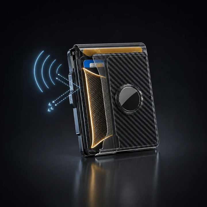 RFID-Blocking Bifold Wallet with Pop-Up Card Access