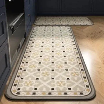 Absorbent Non-Slip Kitchen Mat — Soft Underfoot, Easy to Wash