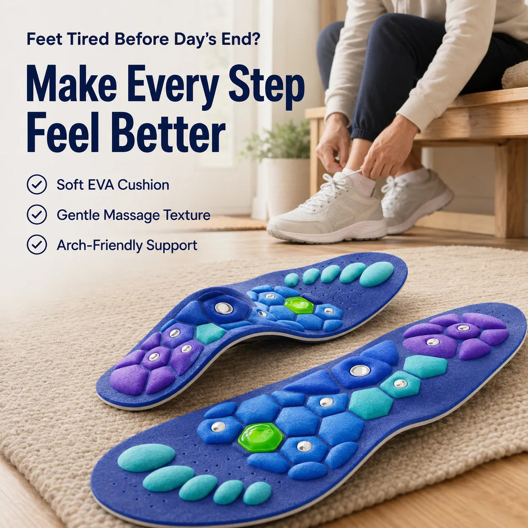 Magnetic Massage Insoles - EVA Acupressure Comfort Inserts