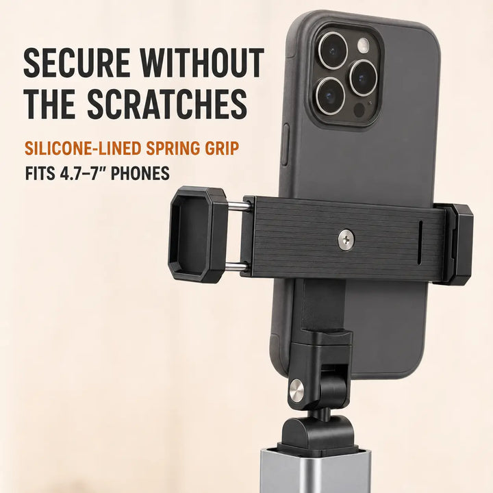 Foldable Aluminum Travel Phone Stand with 360 Rotating Head