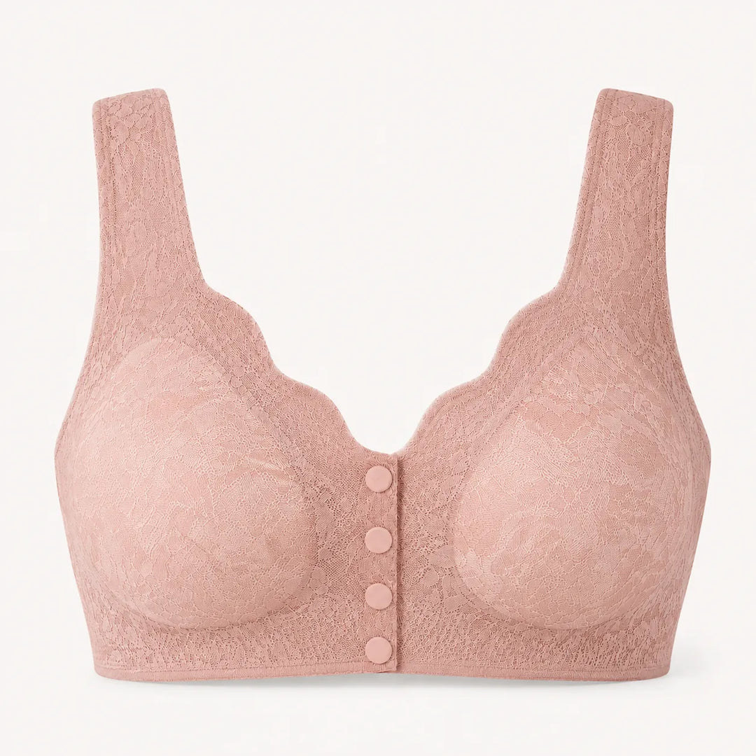 Wireless Front-Close Bra — Seamless All-Day Comfort