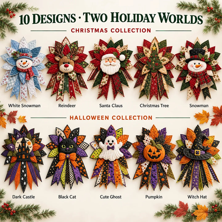 Holiday Door Hanging Quilt Kit – Christmas &amp; Halloween DIY