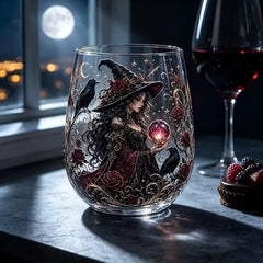 Witch Glass Cup - Mystery Halloween Blind Box, 6 Collectible Designs