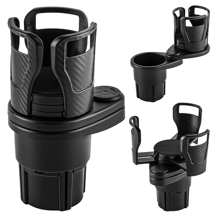 Car Cup Holder Expander | Locks Tight on Every Turn