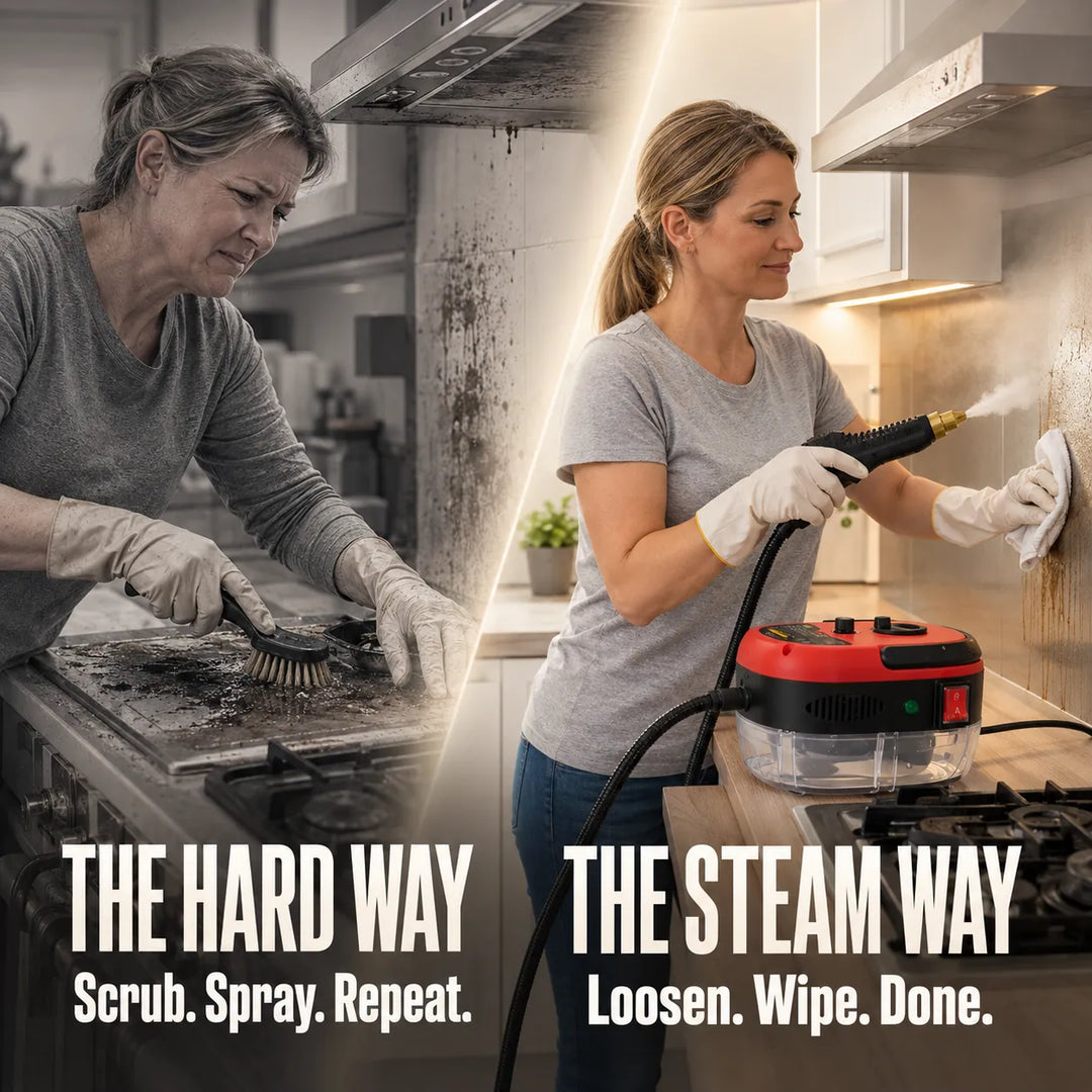 2500W Steam Cleaner: Zero Chemicals, Every Surface