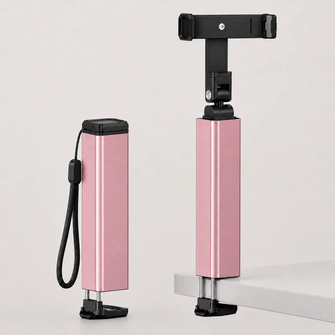 Foldable Aluminum Travel Phone Stand with 360 Rotating Head