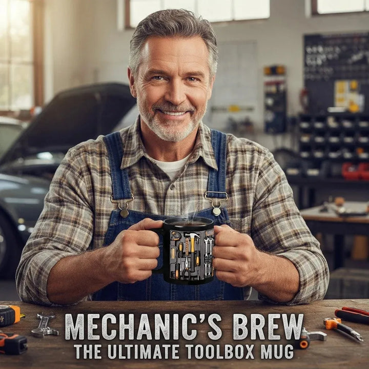 Toolbox Coffee Mug - Full-Color 3D Tool Design Ceramic Mug