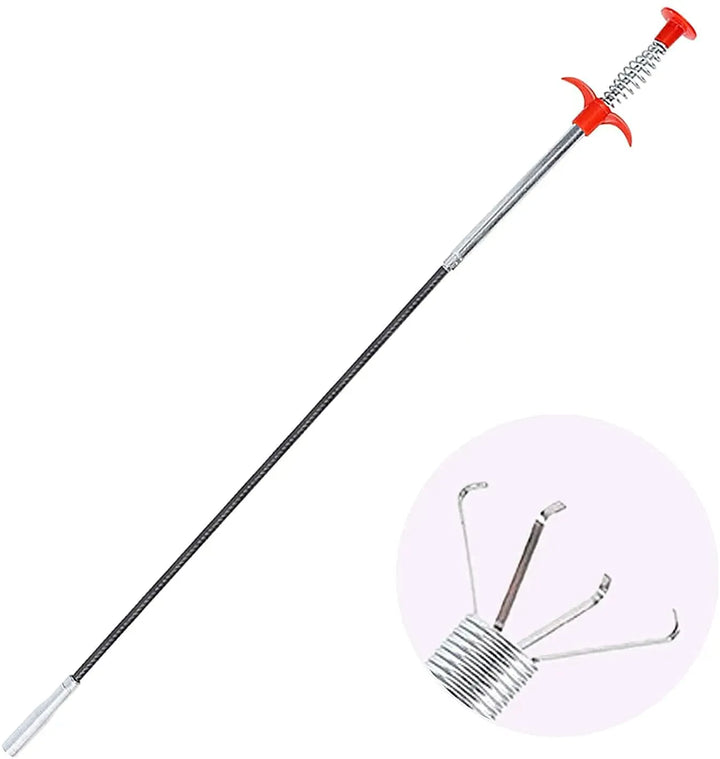Heavy-Duty Drain Auger Tool – Safe &amp; Easy Clog Remover for Any Home