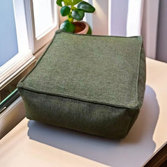 Corduroy Storage Ottoman Cover – Fill, Zip, and Sit
