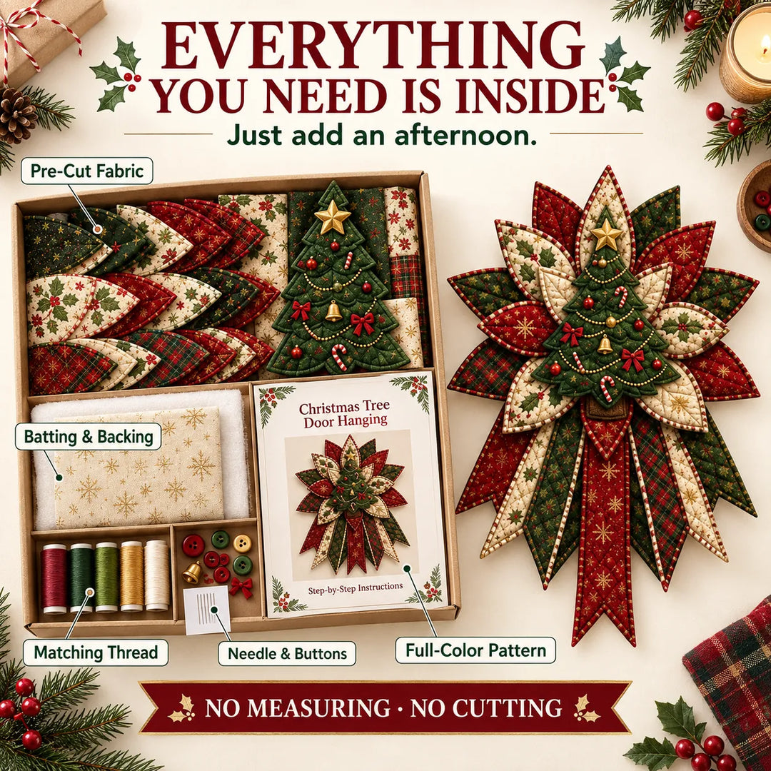 Holiday Door Hanging Quilt Kit – Christmas &amp; Halloween DIY