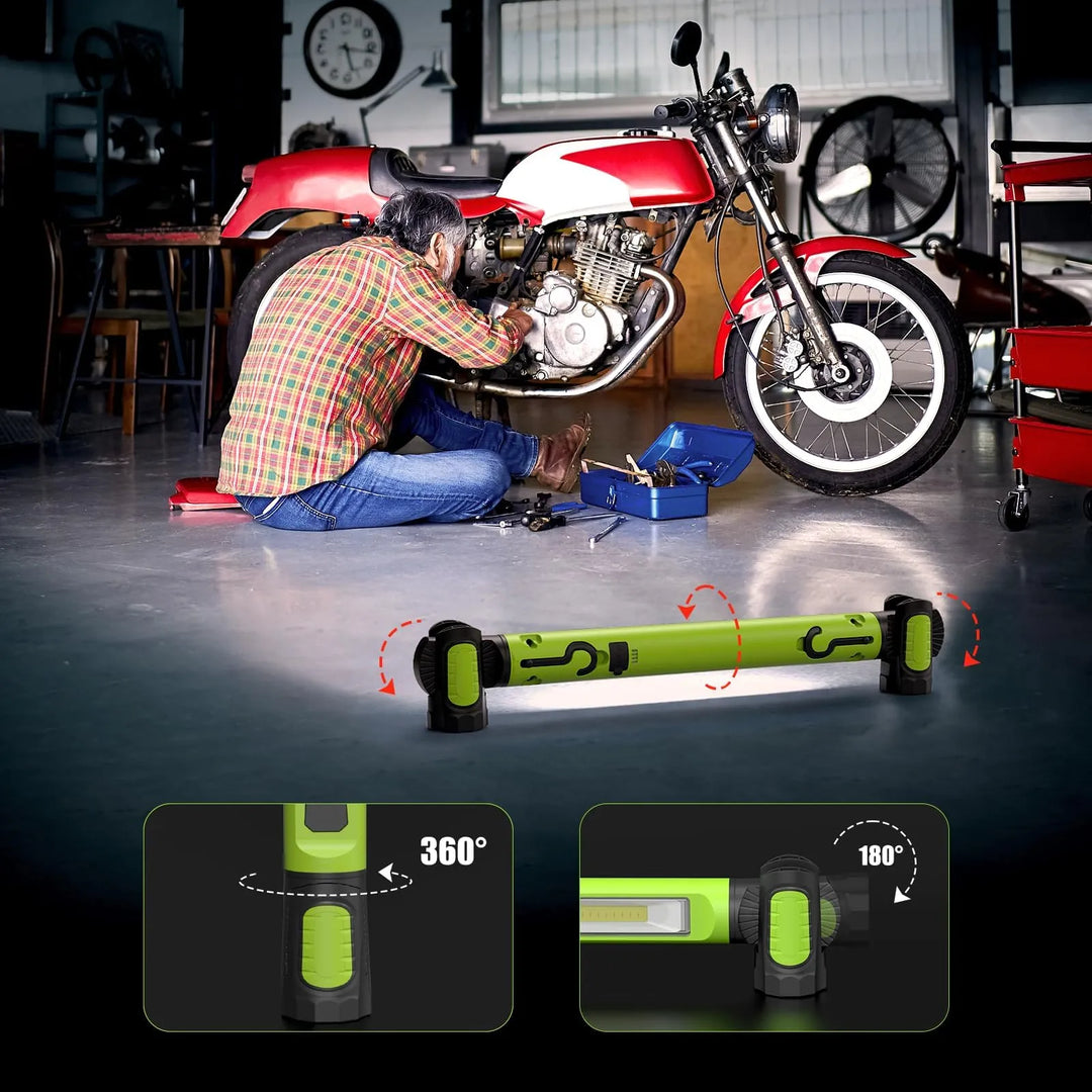 3000 Lumens Heavy-Duty Magnetic LED Work Light – Hands-Free Illumination for Home &amp; Auto