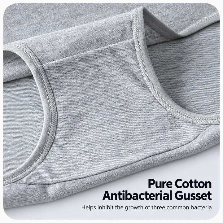 Buy 3 Get 3 Free, Pure Cotton High‑Waist Panties for Everyday Freshness