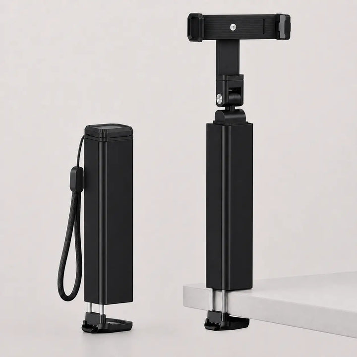 Foldable Aluminum Travel Phone Stand with 360 Rotating Head