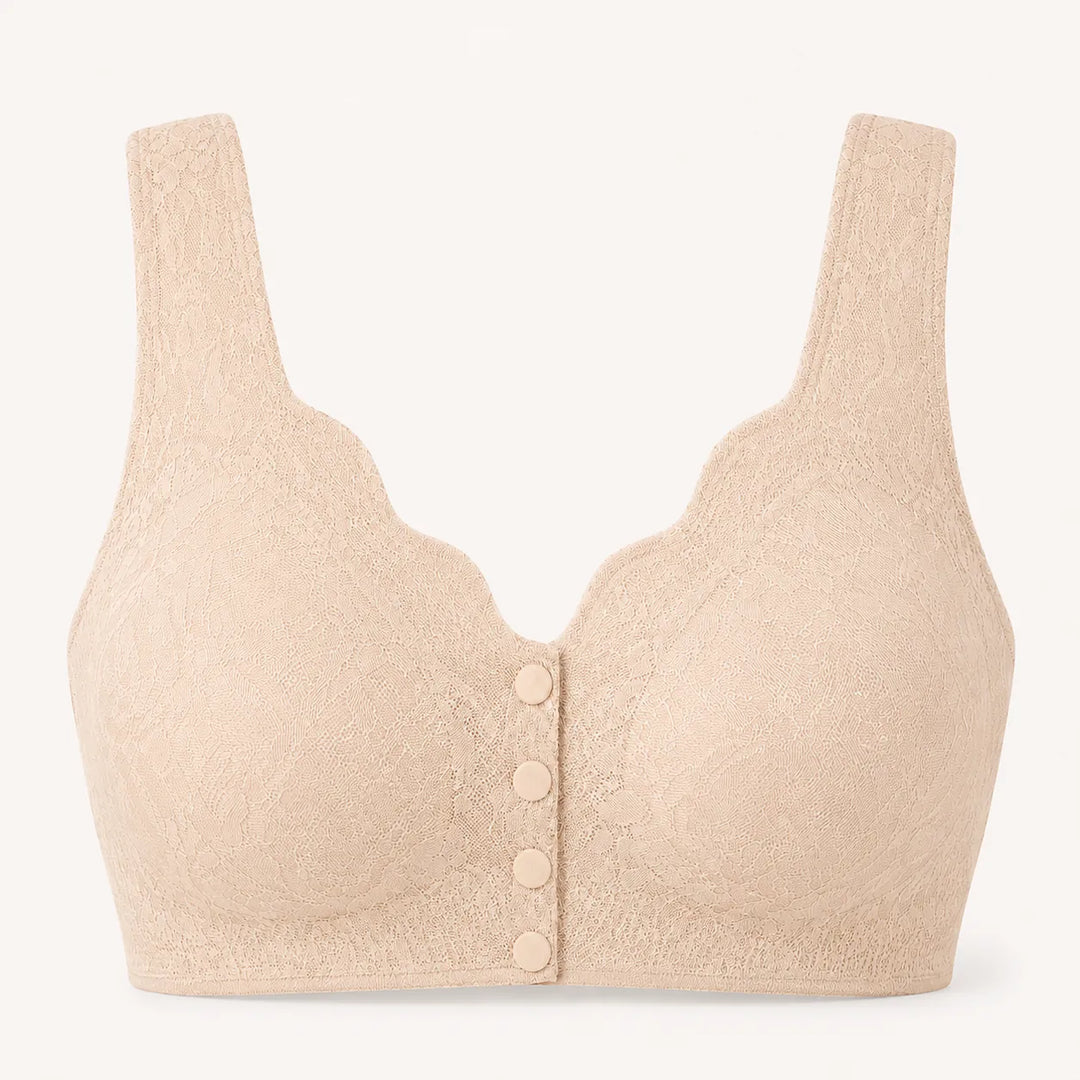 Wireless Front-Close Bra — Seamless All-Day Comfort
