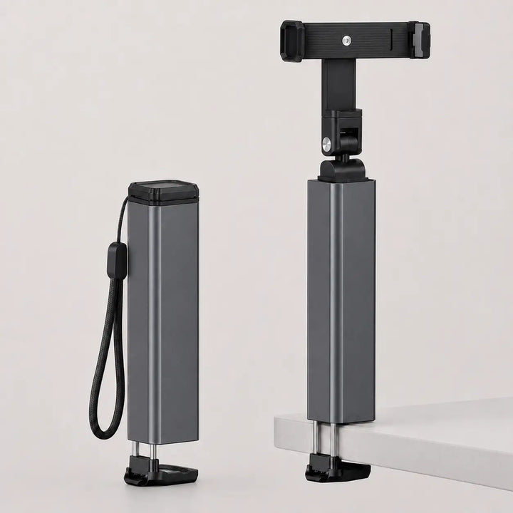 Foldable Aluminum Travel Phone Stand with 360 Rotating Head