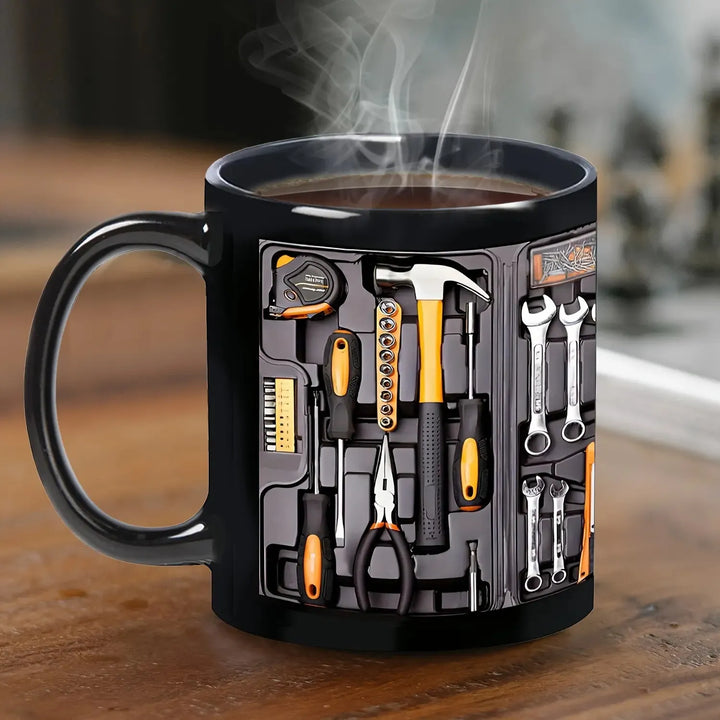 Toolbox Coffee Mug - Full-Color 3D Tool Design Ceramic Mug