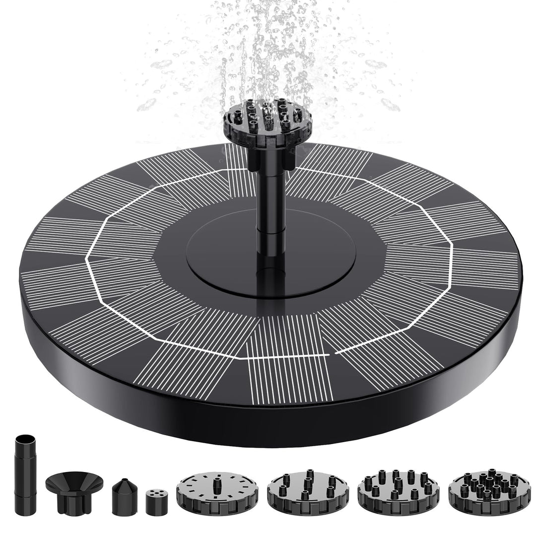 Solar Fountain | Anti-Drift Bird Bath Pump