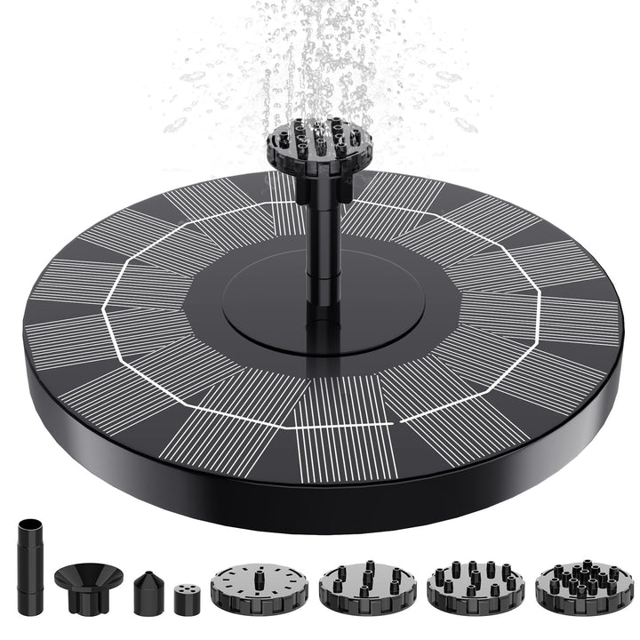 Solar Fountain | Anti-Drift Bird Bath Pump