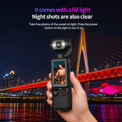 4K Gimbal Vlogging Camera – 1‑Inch Sensor, Vertical Screen, 64GB Card