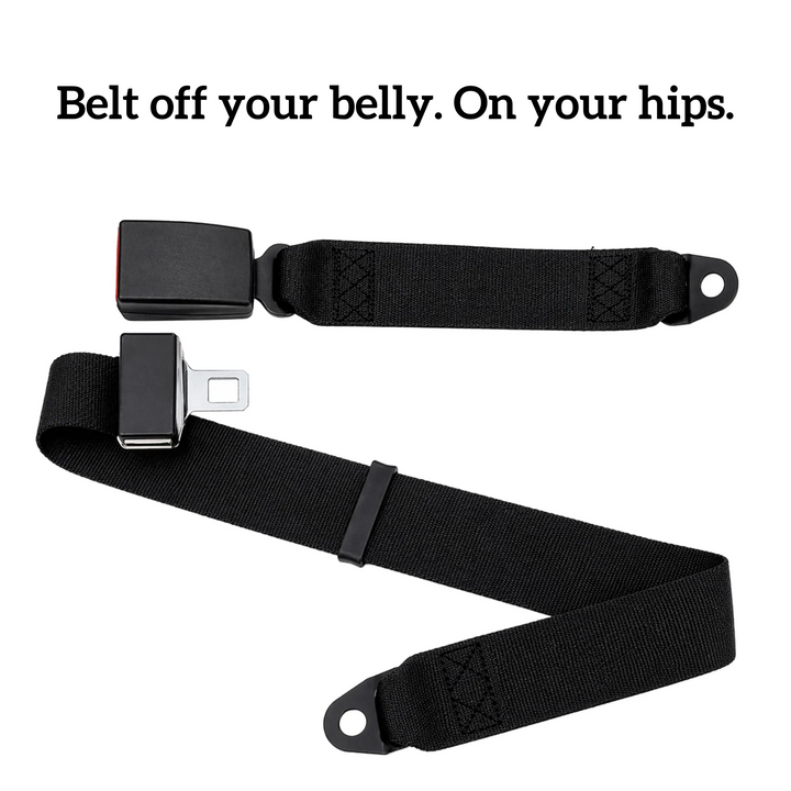 2-Pack E4 Certified Seat Belt Extender – Pregnancy &amp; Plus-Size Comfort