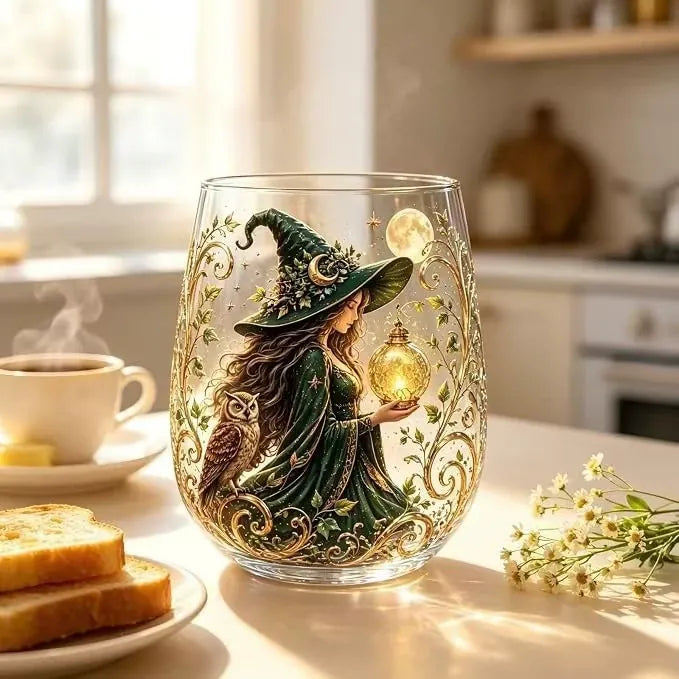 Witch Glass Cup - Mystery Halloween Blind Box, 6 Collectible Designs