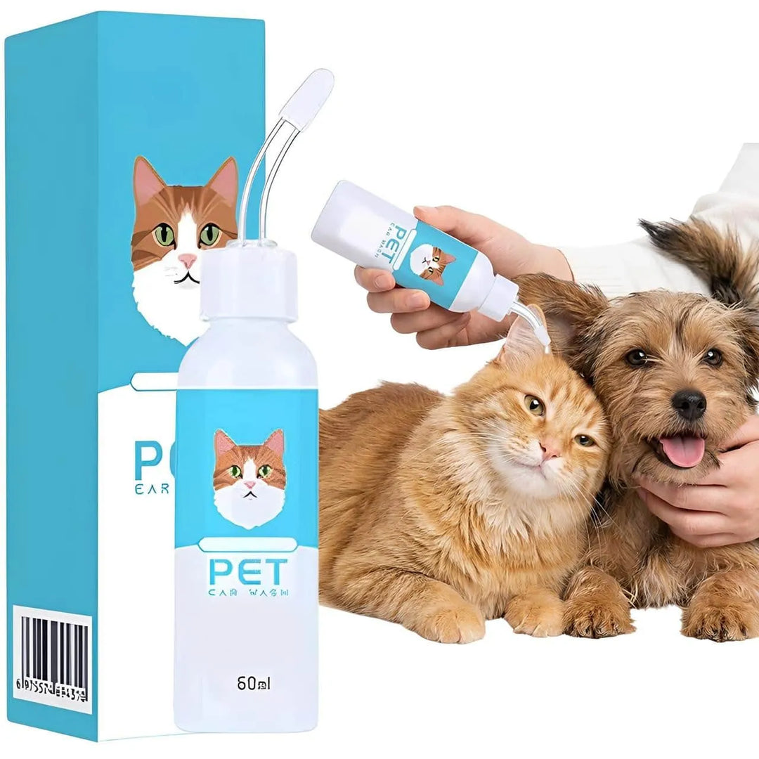 4 fl oz  Ear Cleaner for Dogs &amp; Cats – Gentle Itch Relief &amp; Odor Control