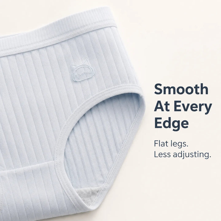 4-Pack Women’s Cotton Briefs — Soft, Breathable, No-Shrink Everyday Comfort