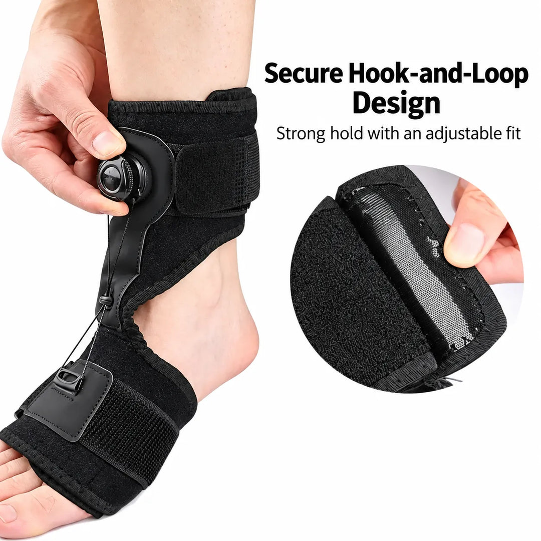 Foot Drop Brace with Steel Wire, Adjustable, Left or Right
