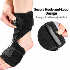 Foot Drop Brace with Steel Wire, Adjustable, Left or Right