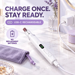2-in-1 LED Nail Lamp, Nail Drill Kit, 5 Heads, Rechargeable