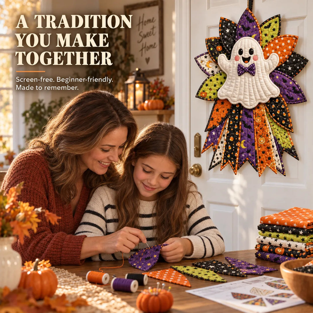 Holiday Door Hanging Quilt Kit – Christmas &amp; Halloween DIY