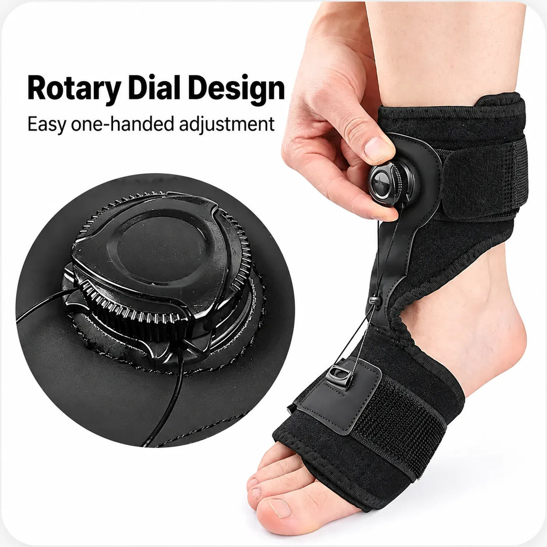 Foot Drop Brace with Steel Wire, Adjustable, Left or Right
