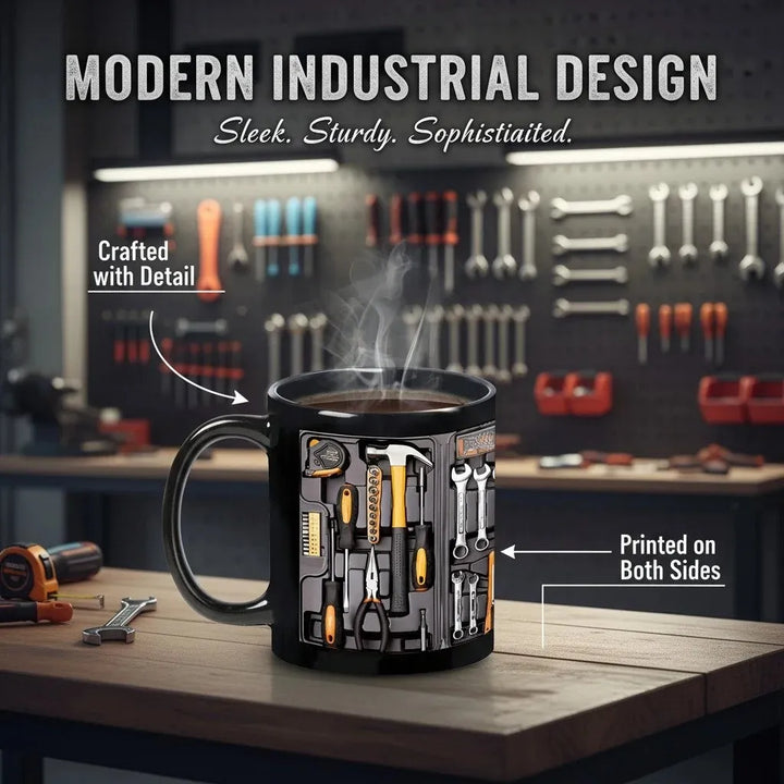 Toolbox Coffee Mug - Full-Color 3D Tool Design Ceramic Mug