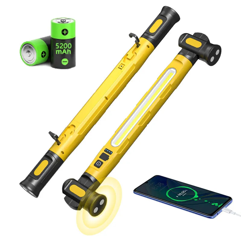 3000 Lumens Heavy-Duty Magnetic LED Work Light – Hands-Free Illumination for Home &amp; Auto
