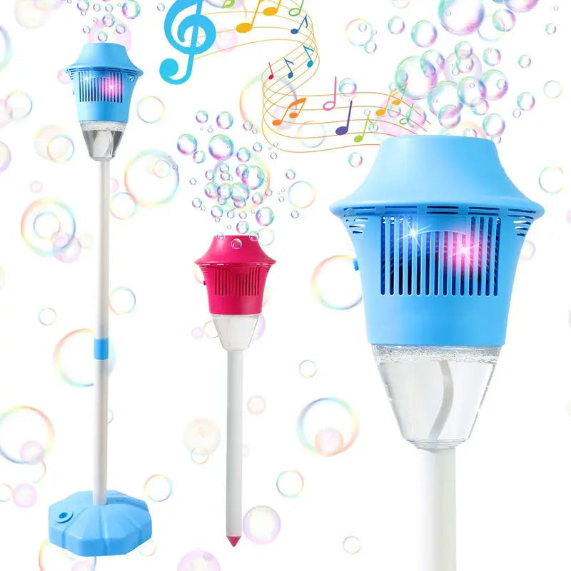 Hands-Free Standing Bubble Lamp | 360° Leak-Proof Street Light Blower