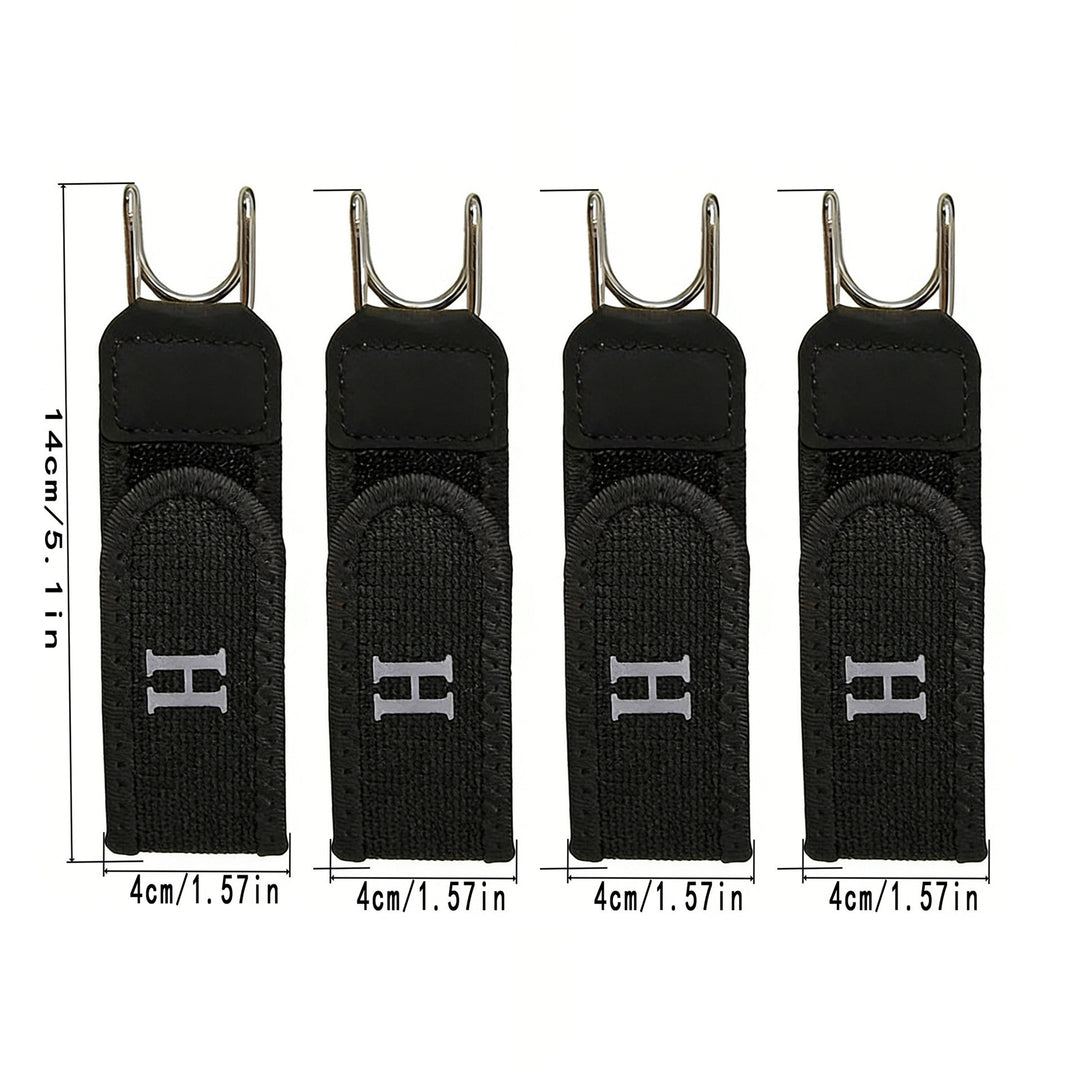 4Pcs Buckleless Elastic Waistband | 100% Front Pressure Relief