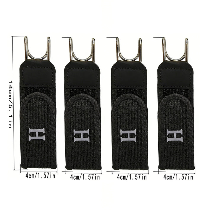 4Pcs Buckleless Elastic Waistband | 100% Front Pressure Relief