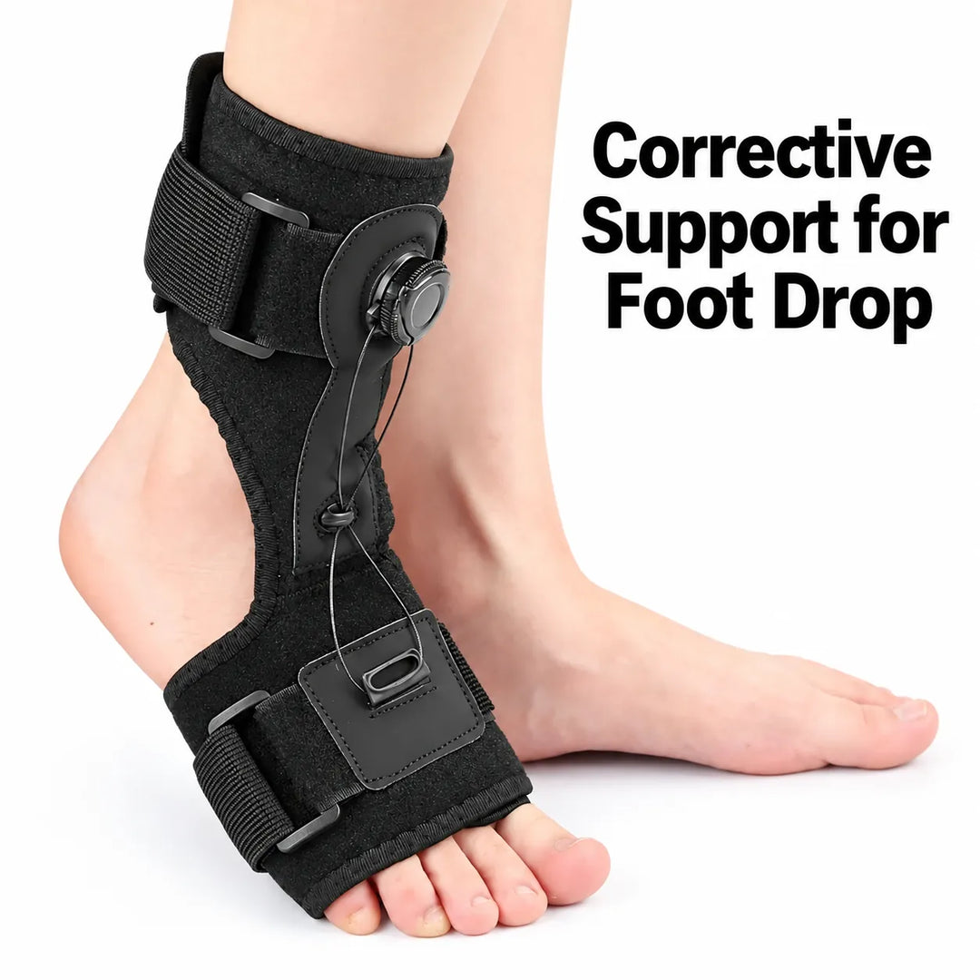 Foot Drop Brace with Steel Wire, Adjustable, Left or Right