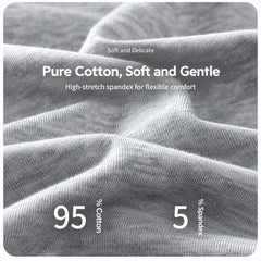 Buy 3 Get 3 Free, Pure Cotton High‑Waist Panties for Everyday Freshness