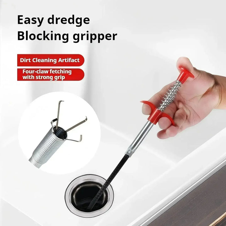 Heavy-Duty Drain Auger Tool – Safe &amp; Easy Clog Remover for Any Home