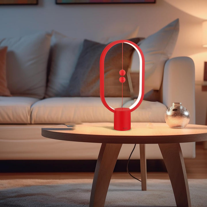 Floating Balance Lamp - Cordless Magnetic Sculpture Table Light