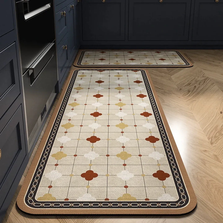 Absorbent Non-Slip Kitchen Mat — Soft Underfoot, Easy to Wash