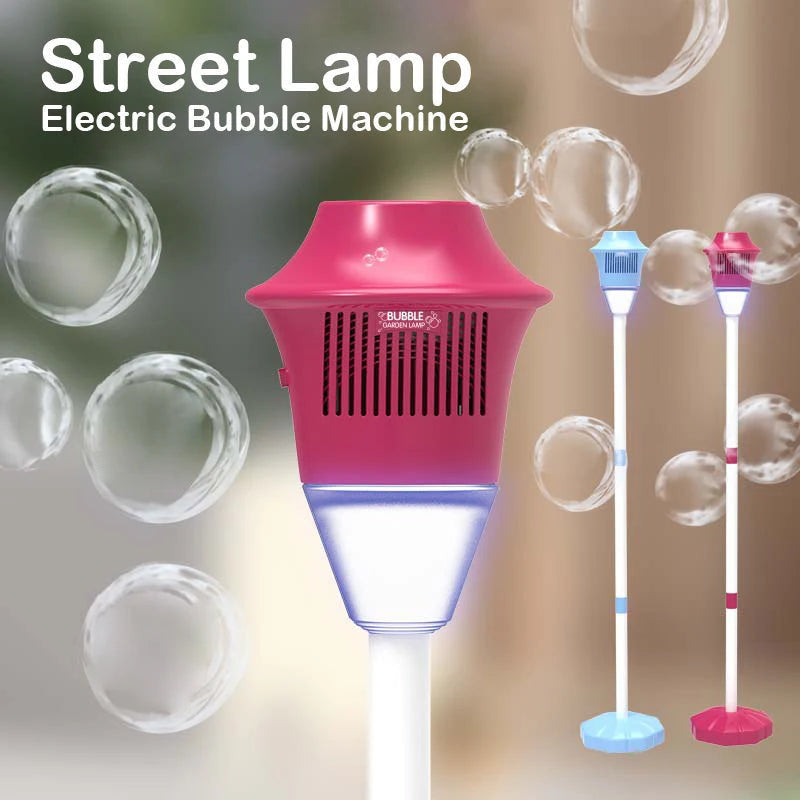 Hands-Free Standing Bubble Lamp | 360° Leak-Proof Street Light Blower