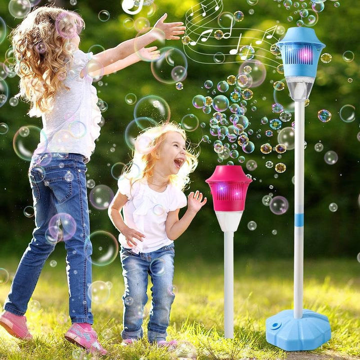 Hands-Free Standing Bubble Lamp | 360° Leak-Proof Street Light Blower