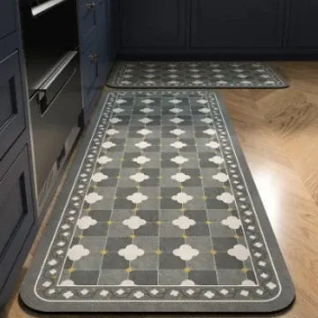 Absorbent Non-Slip Kitchen Mat — Soft Underfoot, Easy to Wash