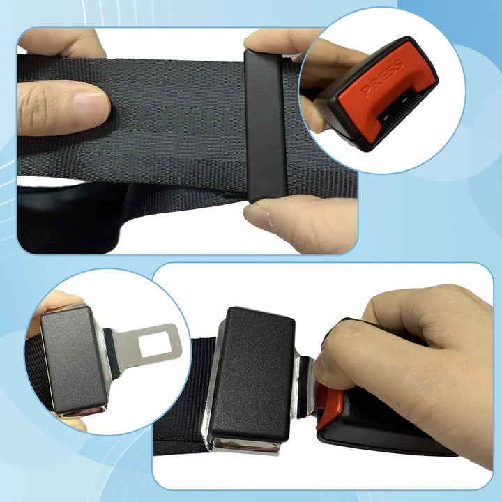 2-Pack E4 Certified Seat Belt Extender – Pregnancy &amp; Plus-Size Comfort