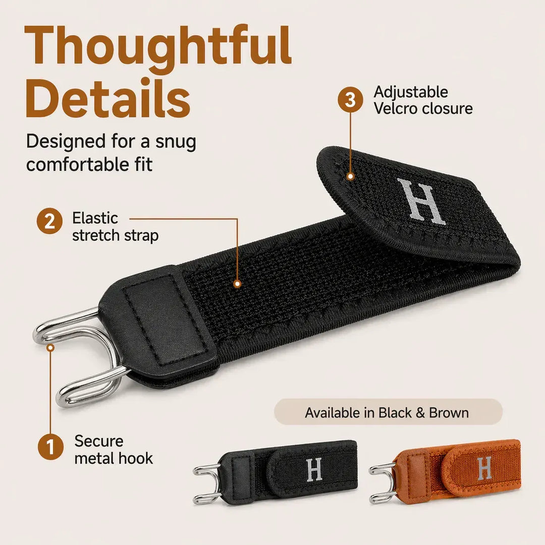4Pcs Buckleless Elastic Waistband | 100% Front Pressure Relief
